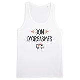 Débardeur Homme Don d'orgasmes 