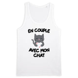 Débardeur Homme En couple avec mon chat 