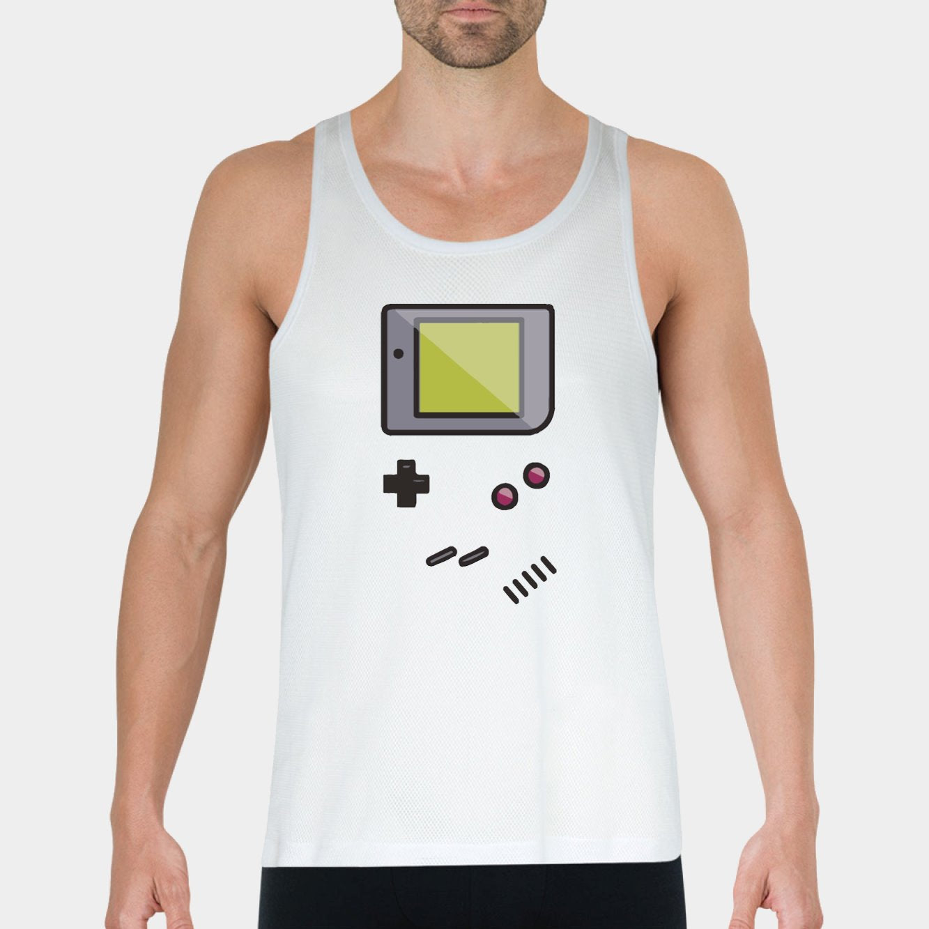 Débardeur Homme Game Boy Blanc