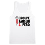 Débardeur Homme Groupe sanguin Apéro 