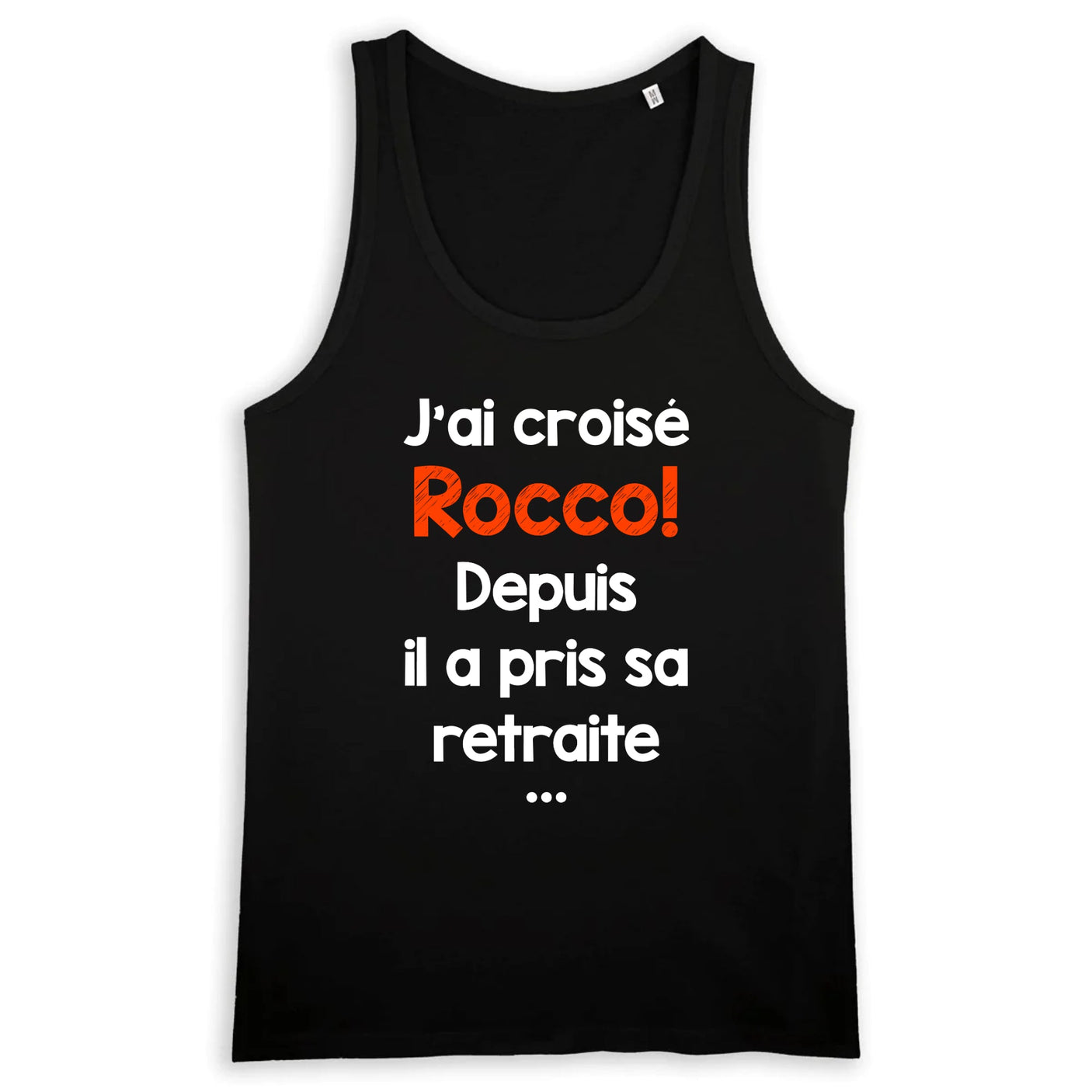 Débardeur Homme J'ai croisé Rocco 