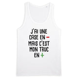Débardeur Homme J'ai une case en moins 