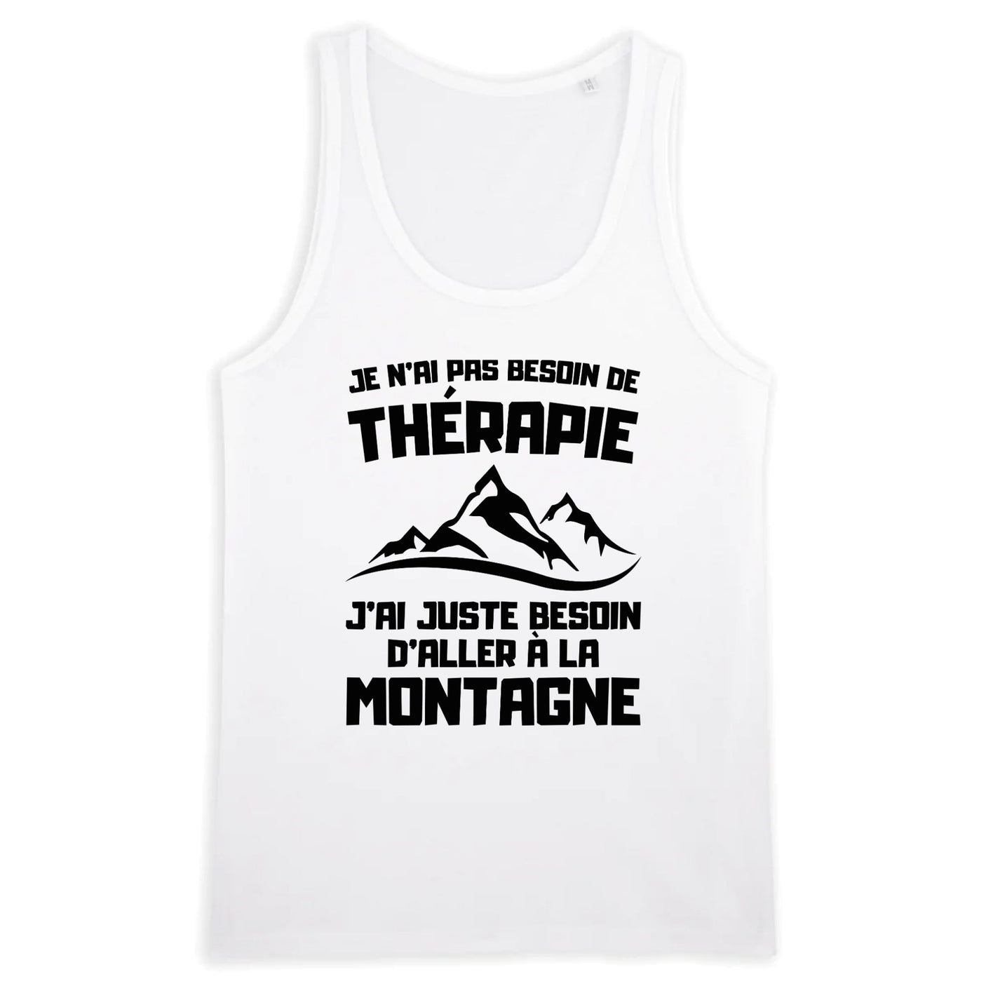 Débardeur Homme Je n'ai pas besoin de thérapie juste de montagne 