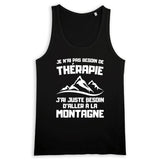 Débardeur Homme Je n'ai pas besoin de thérapie juste de montagne 