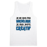Débardeur Homme Je ne suis pas bordélique je suis créatif 