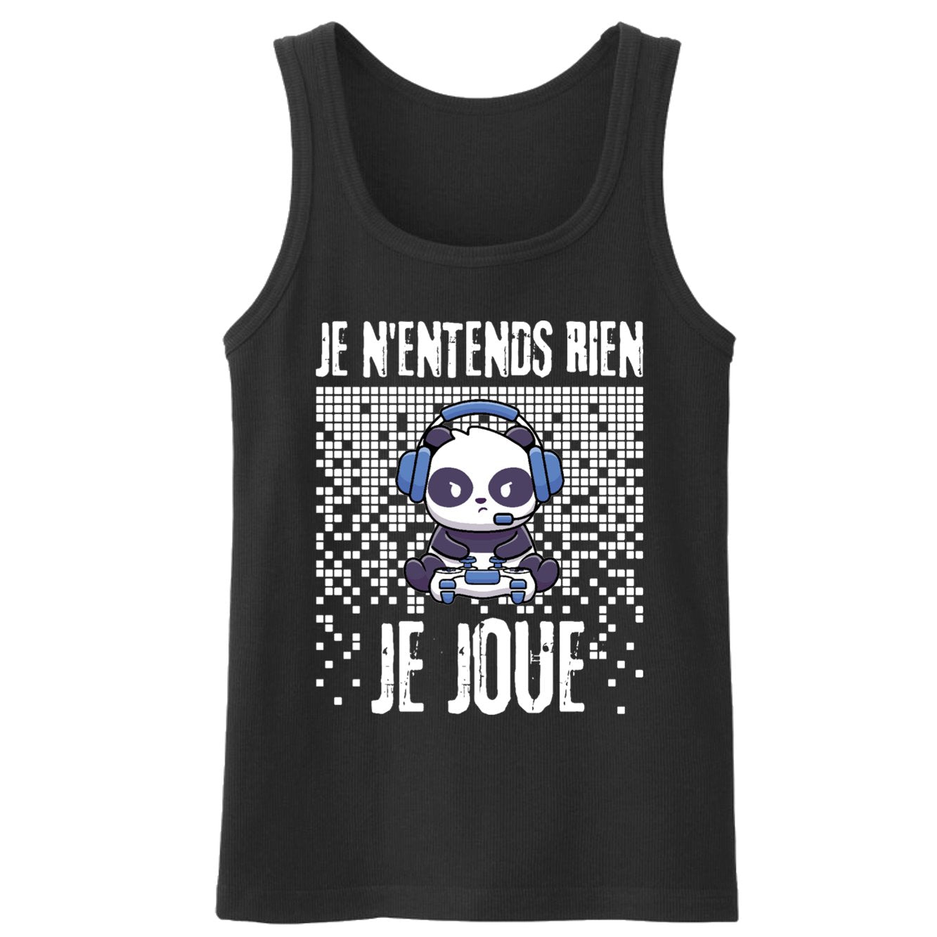 Débardeur Homme Je n'entends rien je joue 