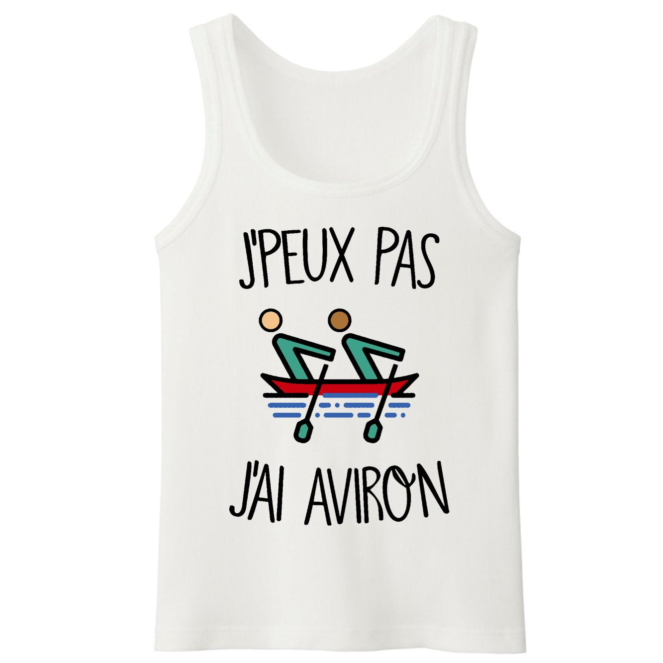 Débardeur Homme J'peux pas j'ai aviron 