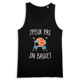 Débardeur Homme J'peux pas j'ai basket 