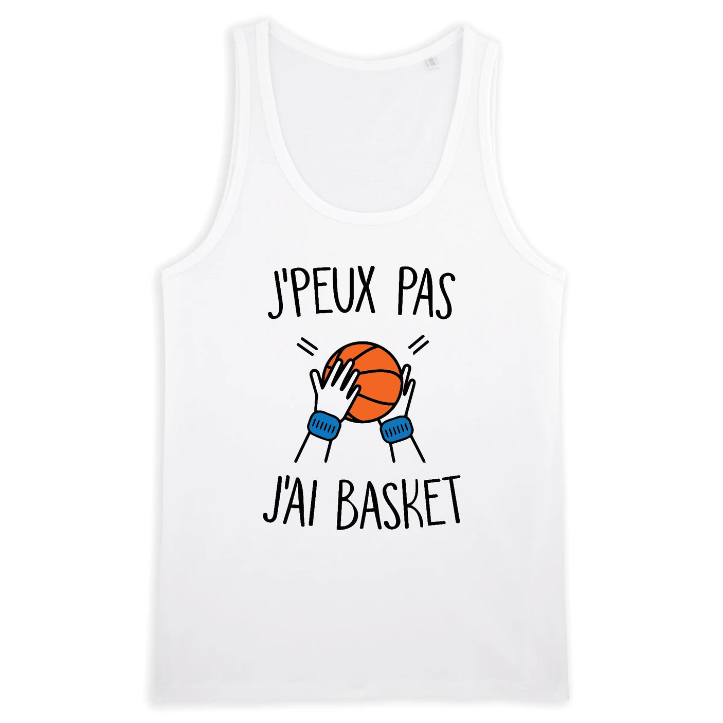 Débardeur Homme J'peux pas j'ai basket 