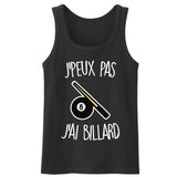 Débardeur Homme J'peux pas j'ai billard 