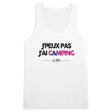 Débardeur Homme J'peux pas j'ai camping 