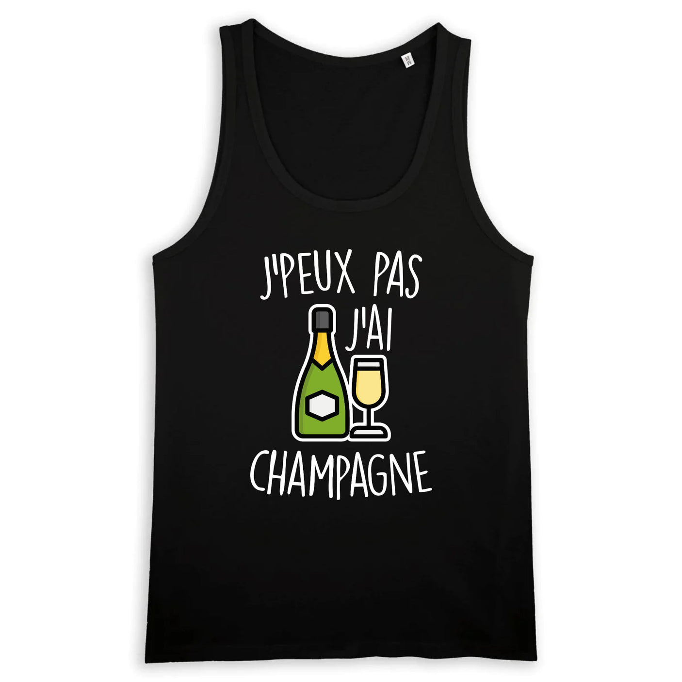 Débardeur Homme J'peux pas j'ai champagne 