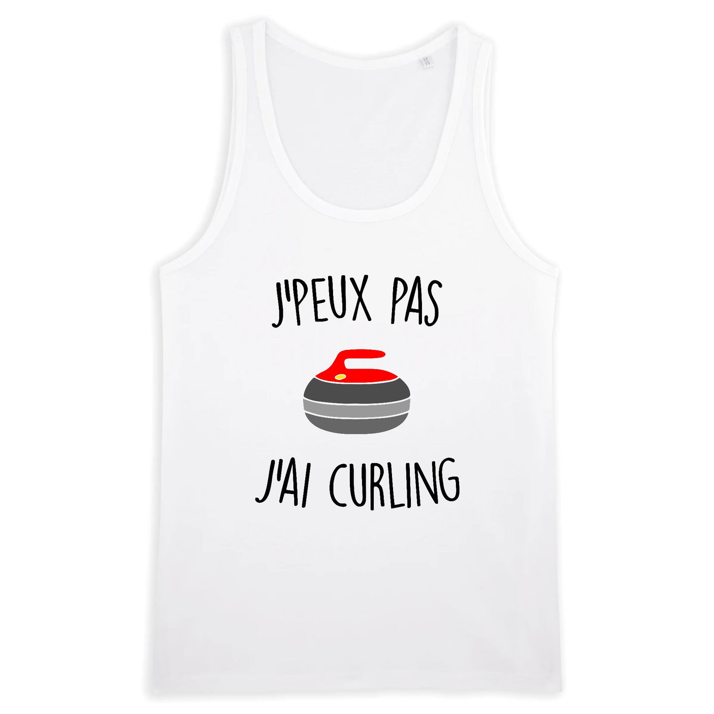 Débardeur Homme J'peux pas j'ai curling 