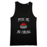 Débardeur Homme J'peux pas j'ai curling 