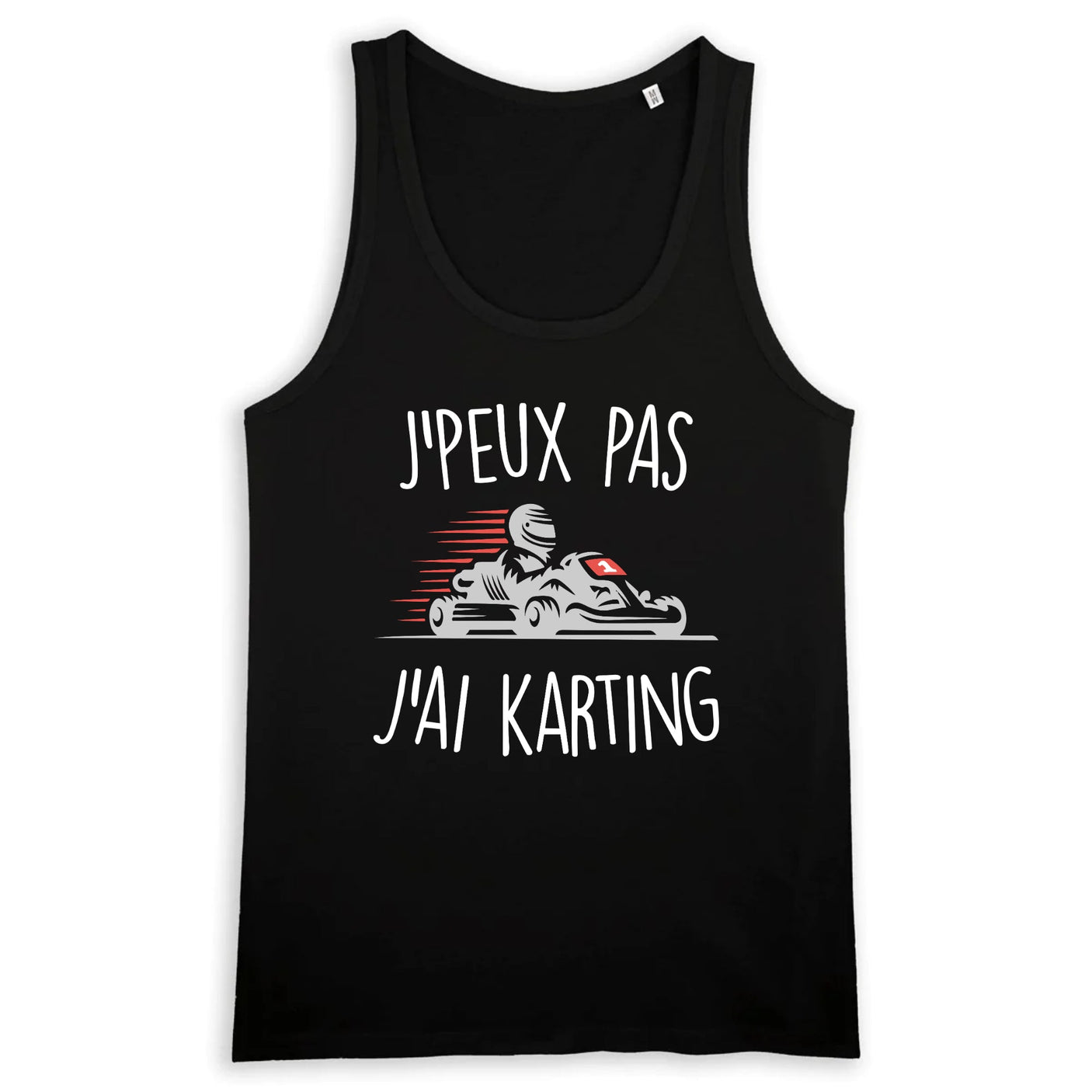 Débardeur Homme J'peux pas j'ai karting 