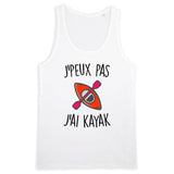 Débardeur Homme J'peux pas j'ai kayak 