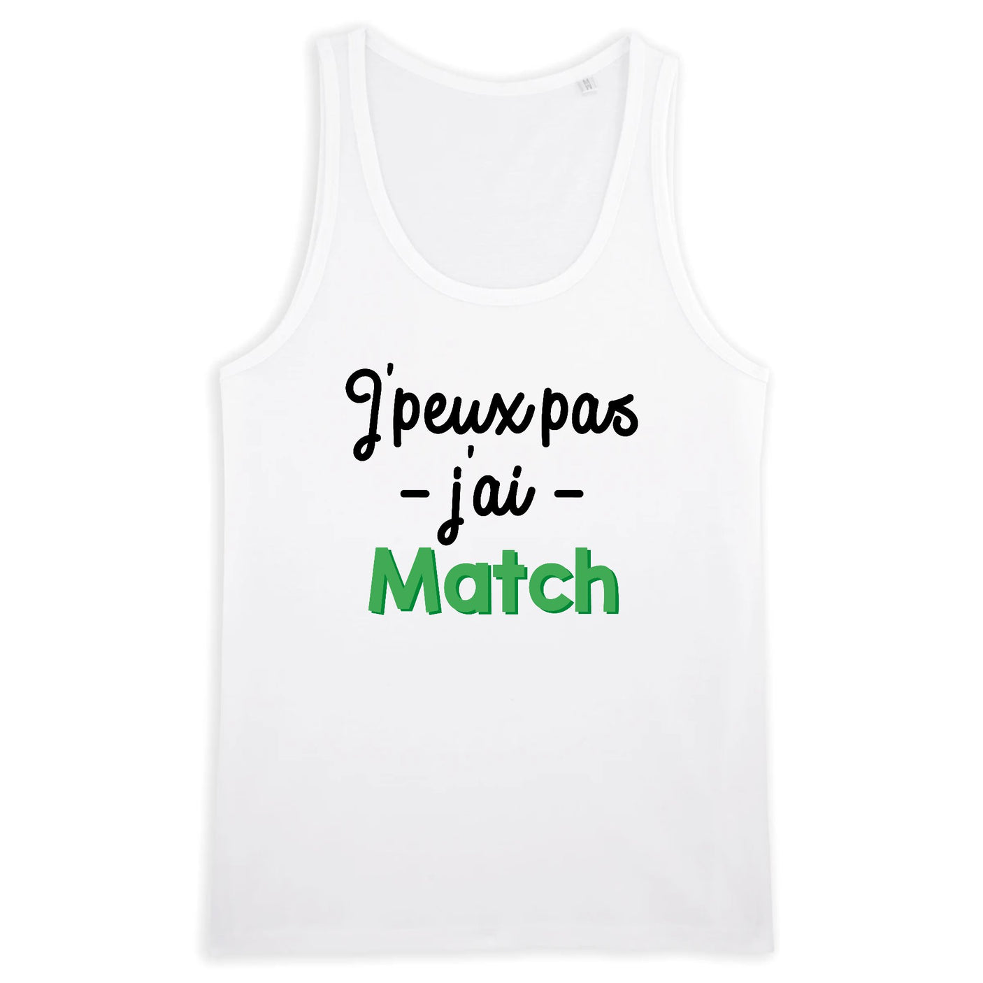 Débardeur Homme J'peux pas j'ai match 