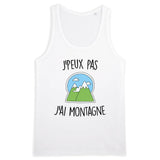 Débardeur Homme J'peux pas j'ai montagne 