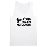 Débardeur Homme J'peux pas j'ai motocross 