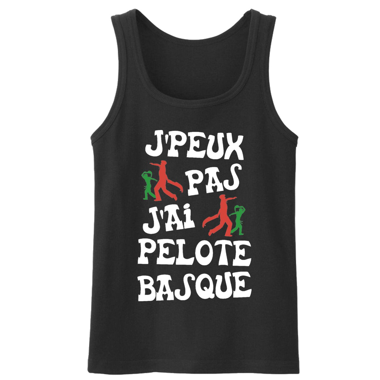 Débardeur Homme J'peux pas j'ai pelote basque 