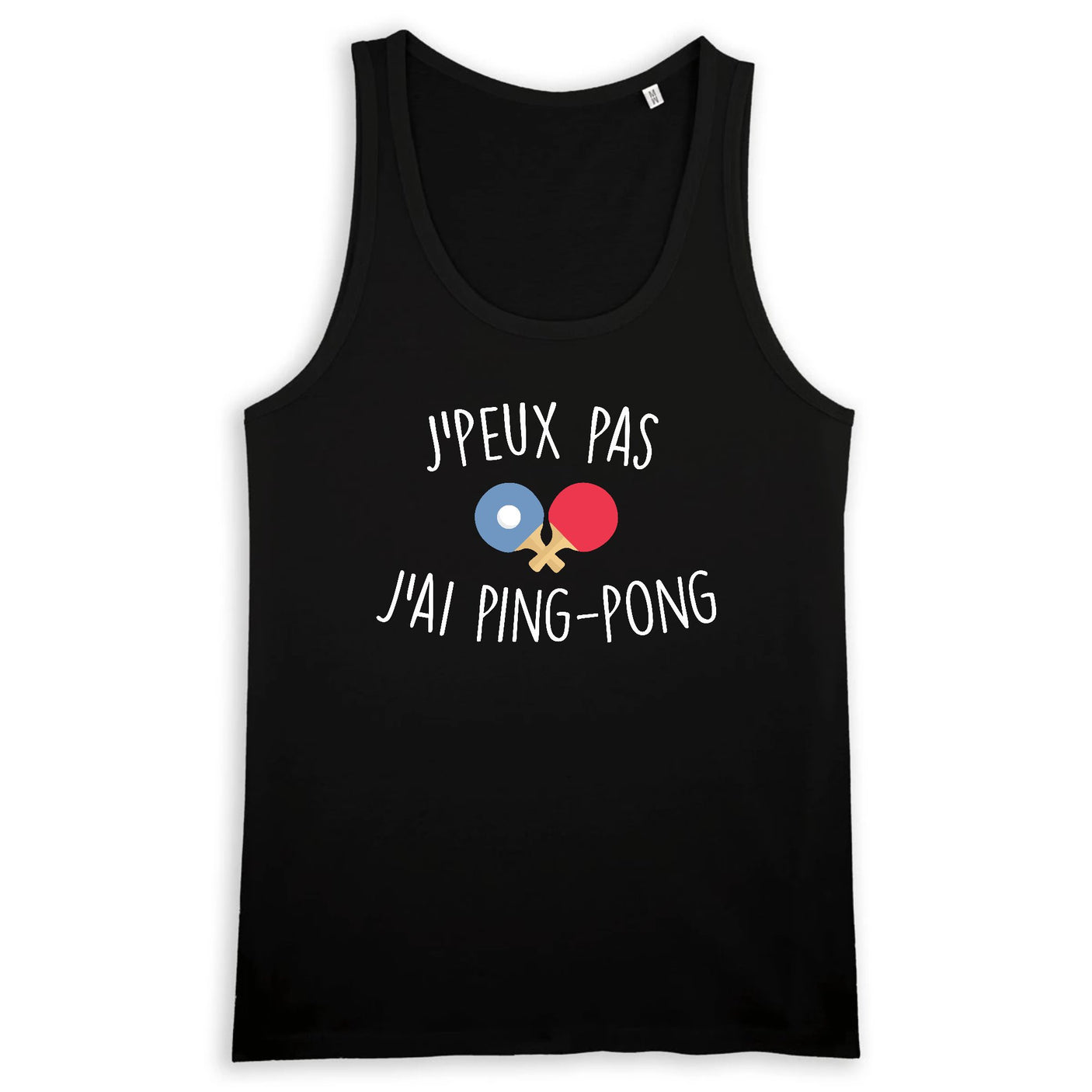 Débardeur Homme J'peux pas j'ai ping-pong 