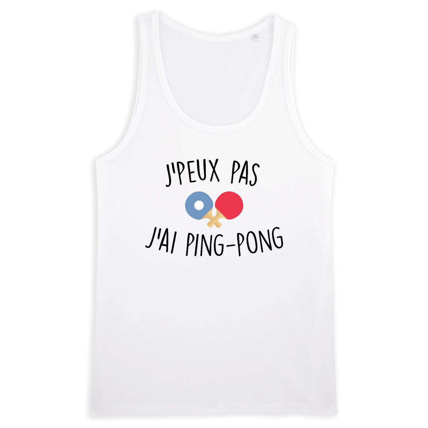 Débardeur Homme J'peux pas j'ai ping-pong 