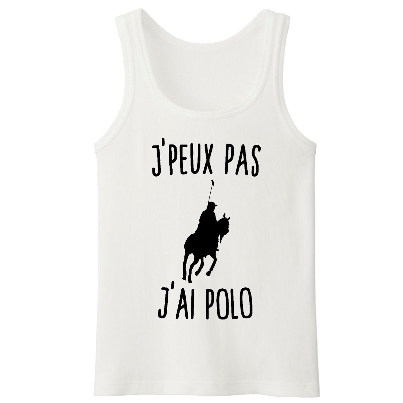 Débardeur Homme J'peux pas j'ai polo 