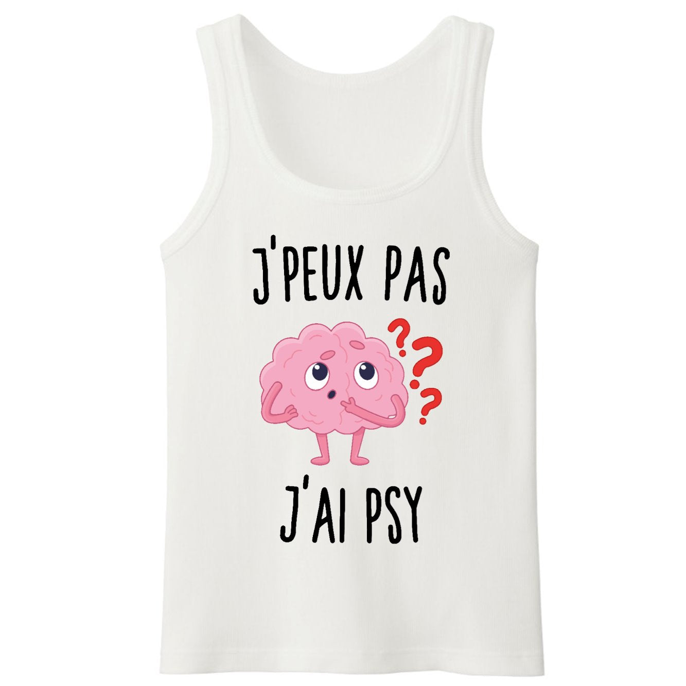 Débardeur Homme J'peux pas j'ai psy 