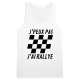 Débardeur Homme J'peux pas j'ai rallye 