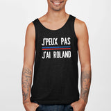 Débardeur Homme J'peux pas j'ai Roland Noir