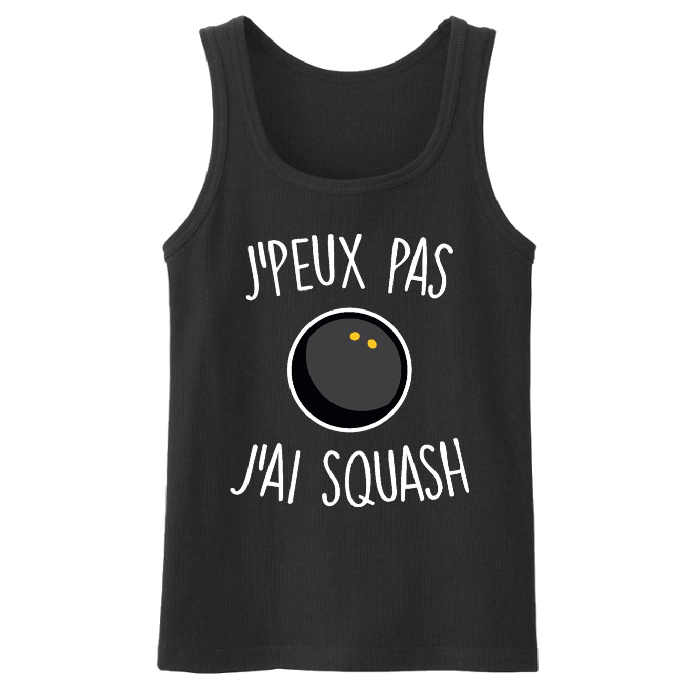 Débardeur Homme J'peux pas j'ai squash 