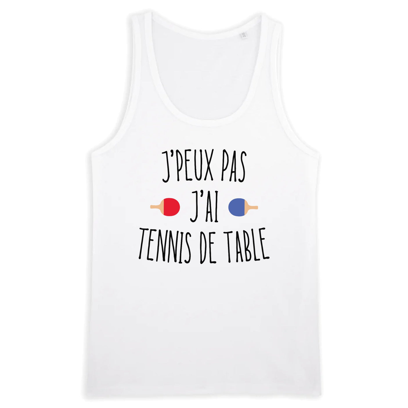 Débardeur Homme J'peux pas j'ai tennis de table 