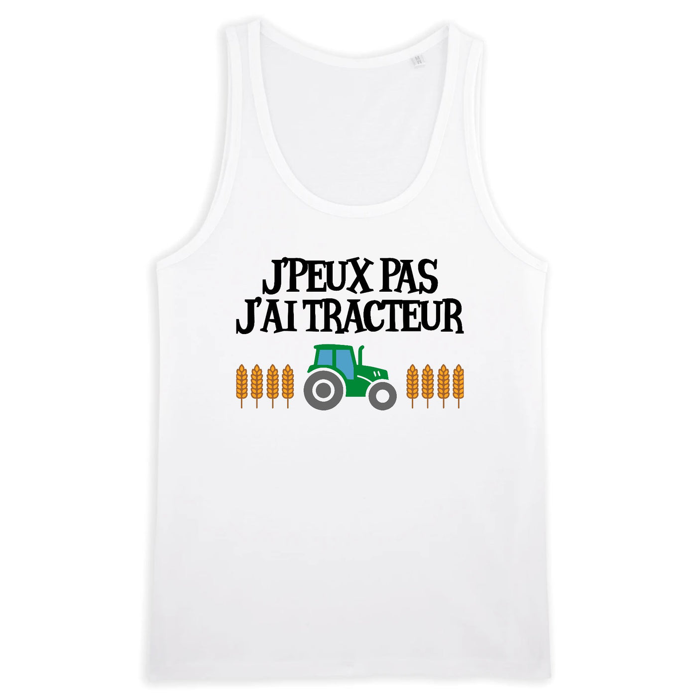 Débardeur Homme J'peux pas j'ai tracteur 