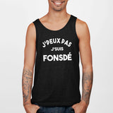 Débardeur Homme J'peux pas j'suis fonsdé Noir