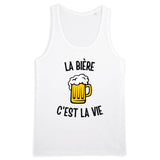 Débardeur Homme La bière c'est la vie 