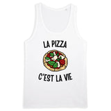 Débardeur Homme La pizza c'est la vie 