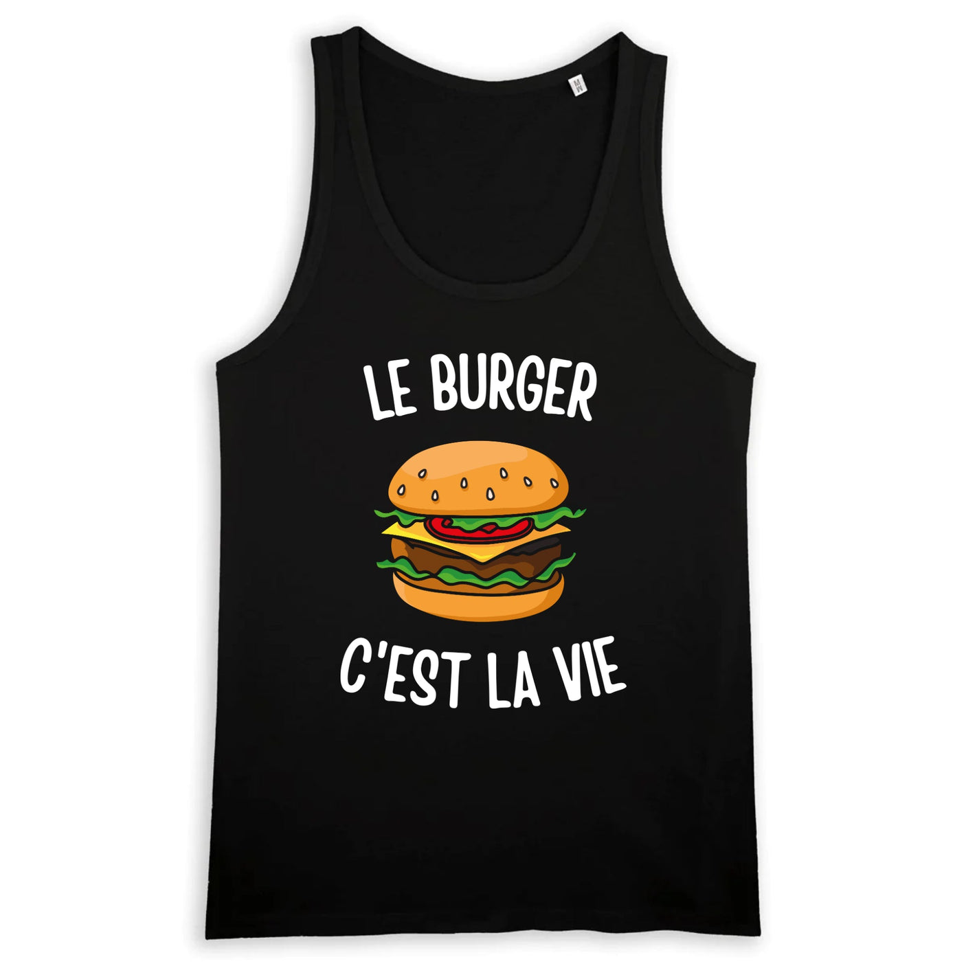 Débardeur Homme Le burger c'est la vie 