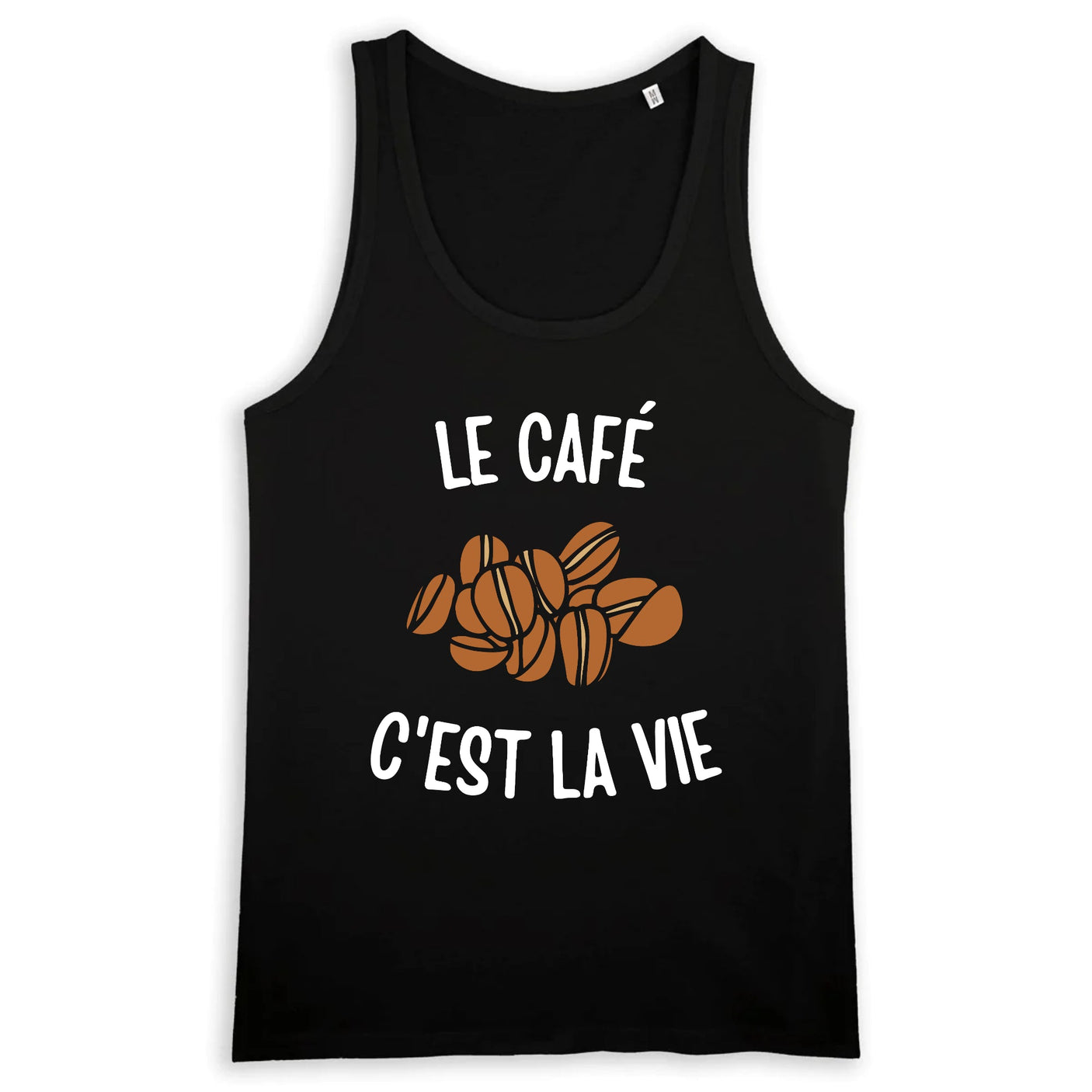 Débardeur Homme Le café c'est la vie 