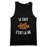 Débardeur Homme Le café c'est la vie 