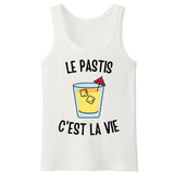 Débardeur Homme Le pastis c'est la vie 