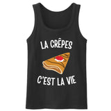 Débardeur Homme Les crêpes c'est la vie 