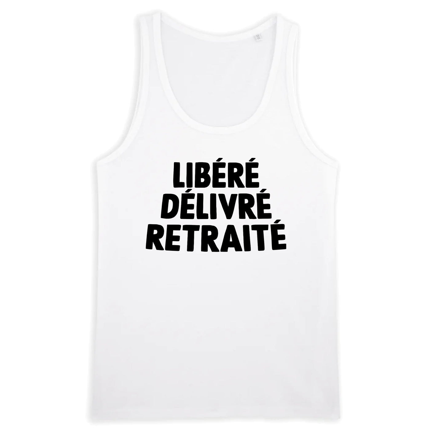 Débardeur Homme Libéré délivré retraité 