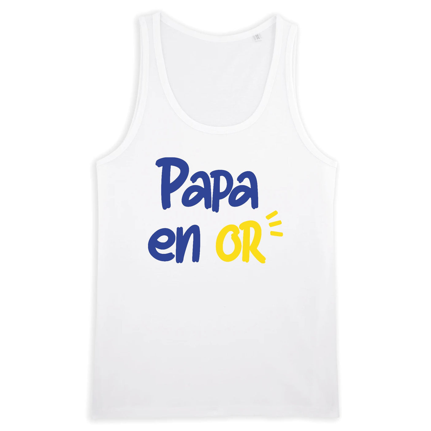 Débardeur Homme Papa en or 