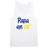 Débardeur Homme Papa en or 