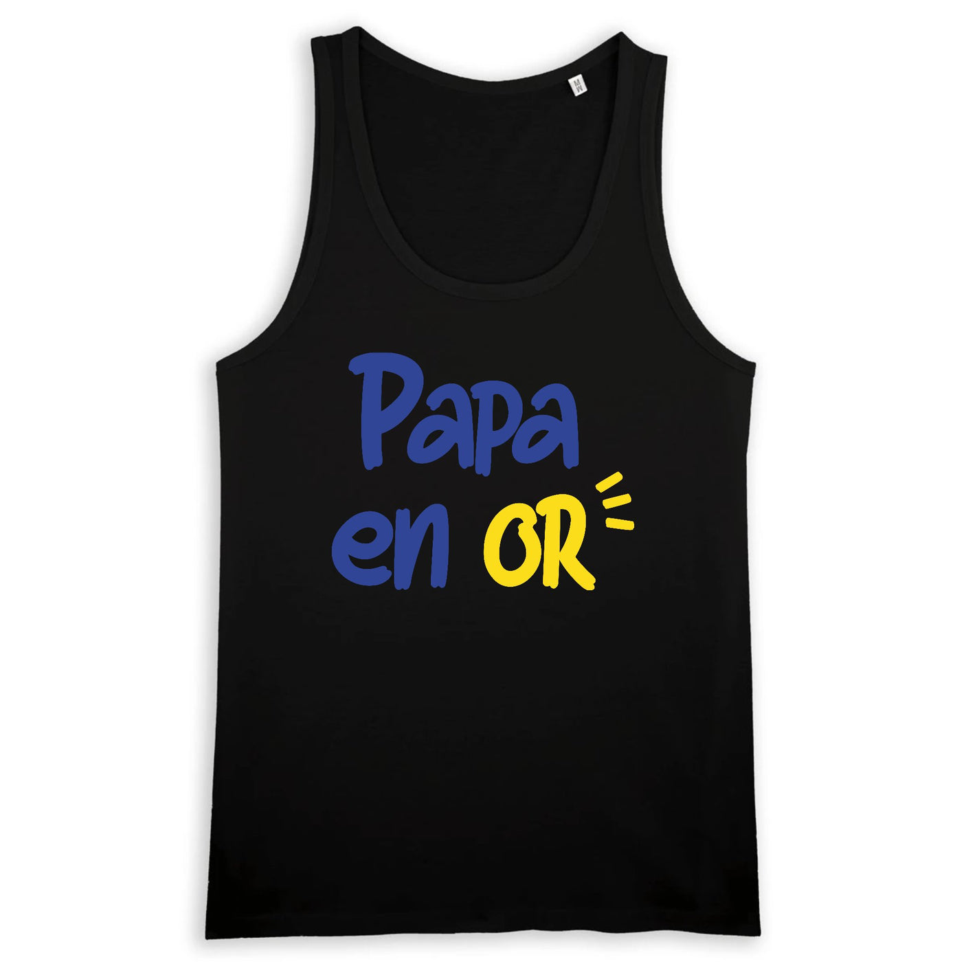 Débardeur Homme Papa en or 