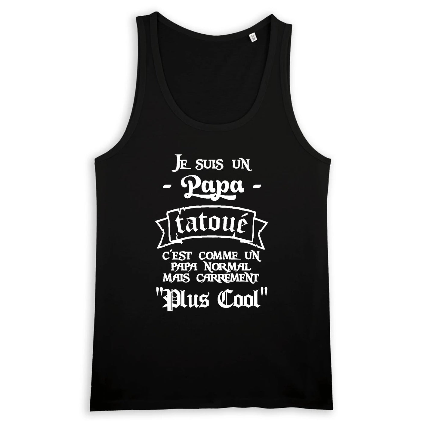 Débardeur Homme Papa tatoué 