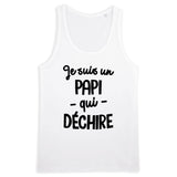 Débardeur Homme Papi qui déchire 