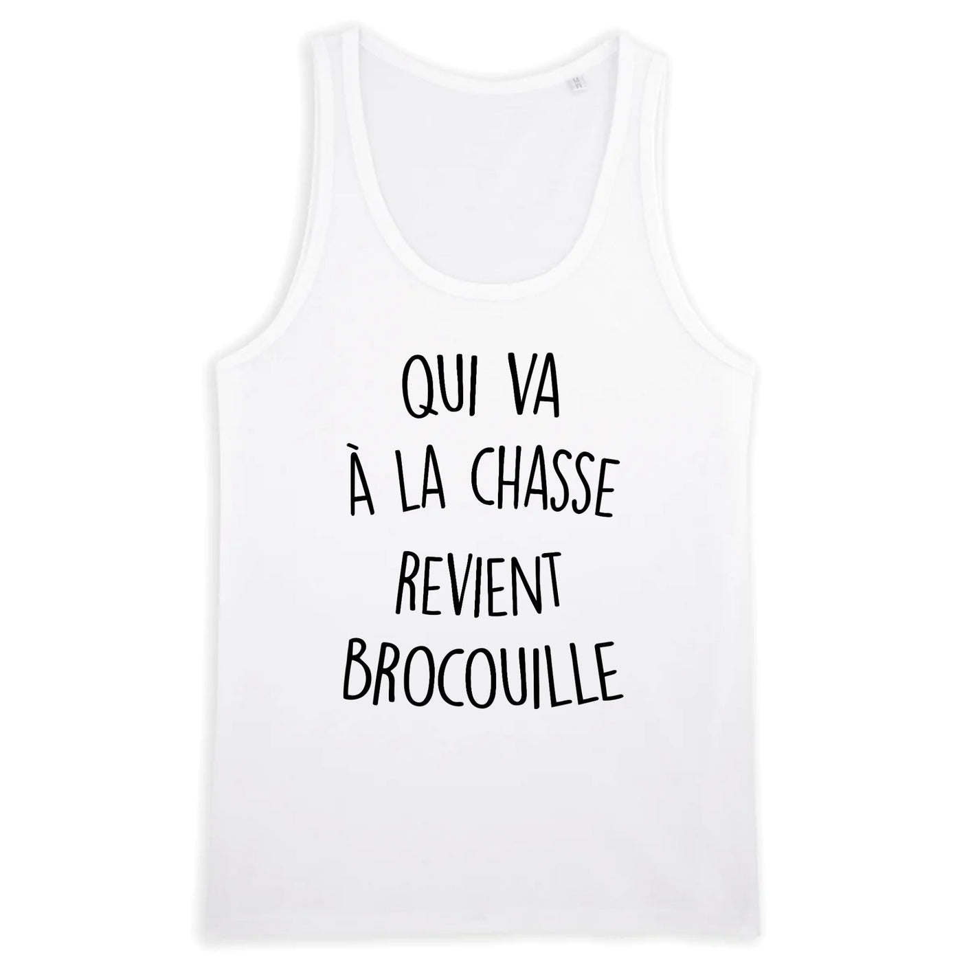 Débardeur Homme Qui va à la chasse revient brocouille 