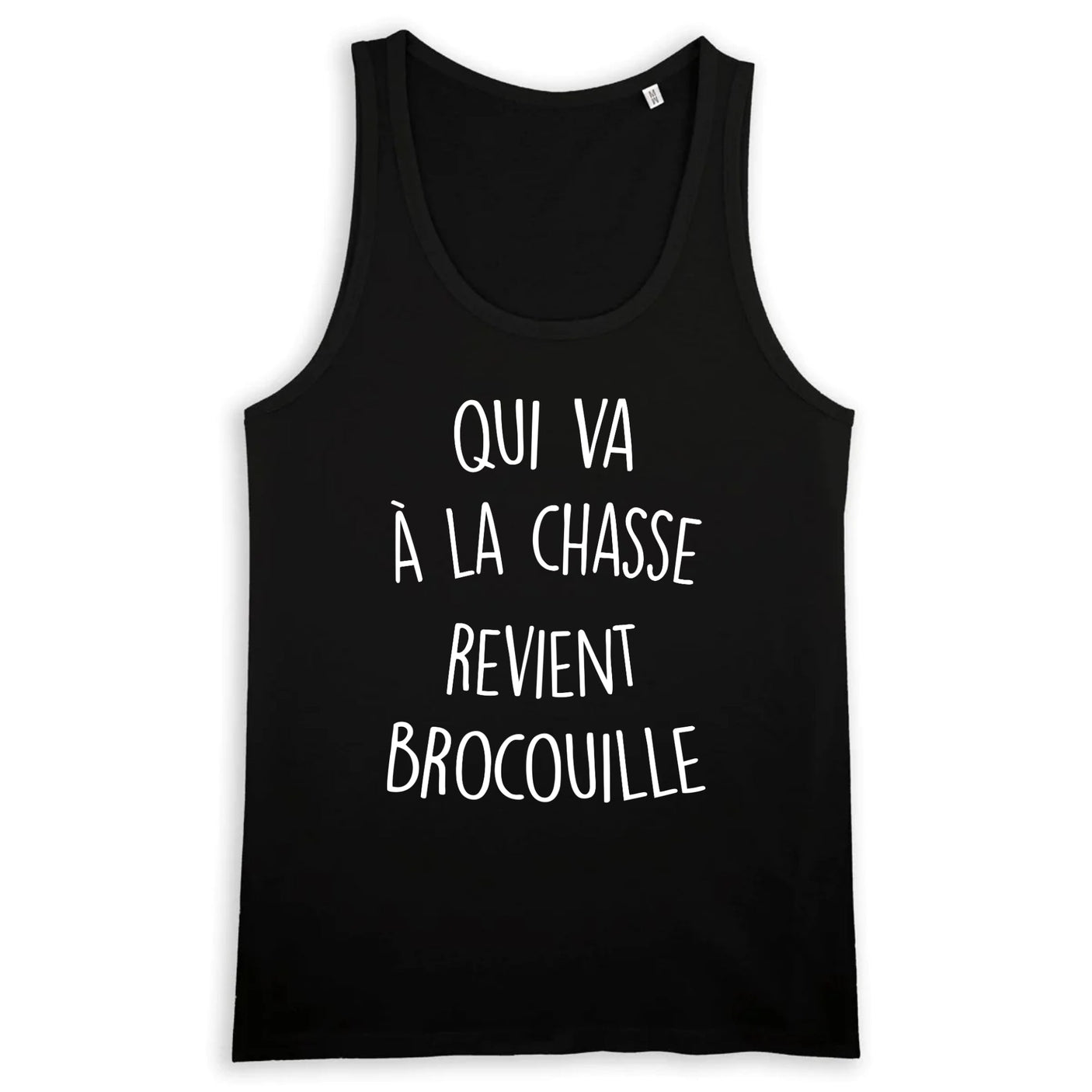 Débardeur Homme Qui va à la chasse revient brocouille 