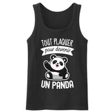 Débardeur Homme Tout plaquer pour devenir un panda 